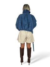 CHAQUETA DENIM FRUNCIDA JOT