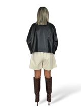 CHAQUETA POLIPIEL TRENZADA JOT