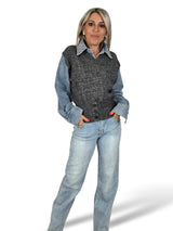 JERSEY COMBINADO DENIM
