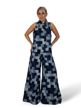 JEANS PALAZZO CUADROS JOT