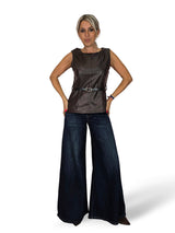 JEANS PALAZZO AZUL OSCURO SW