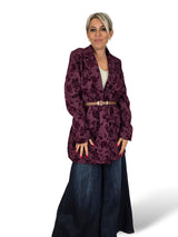BLAZER FLOCKÉ EN VELOURS