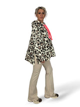 MAXI SWEAT-SHIRT IMPRIMÉ ANIMAL AVEC CORDON FLUOR