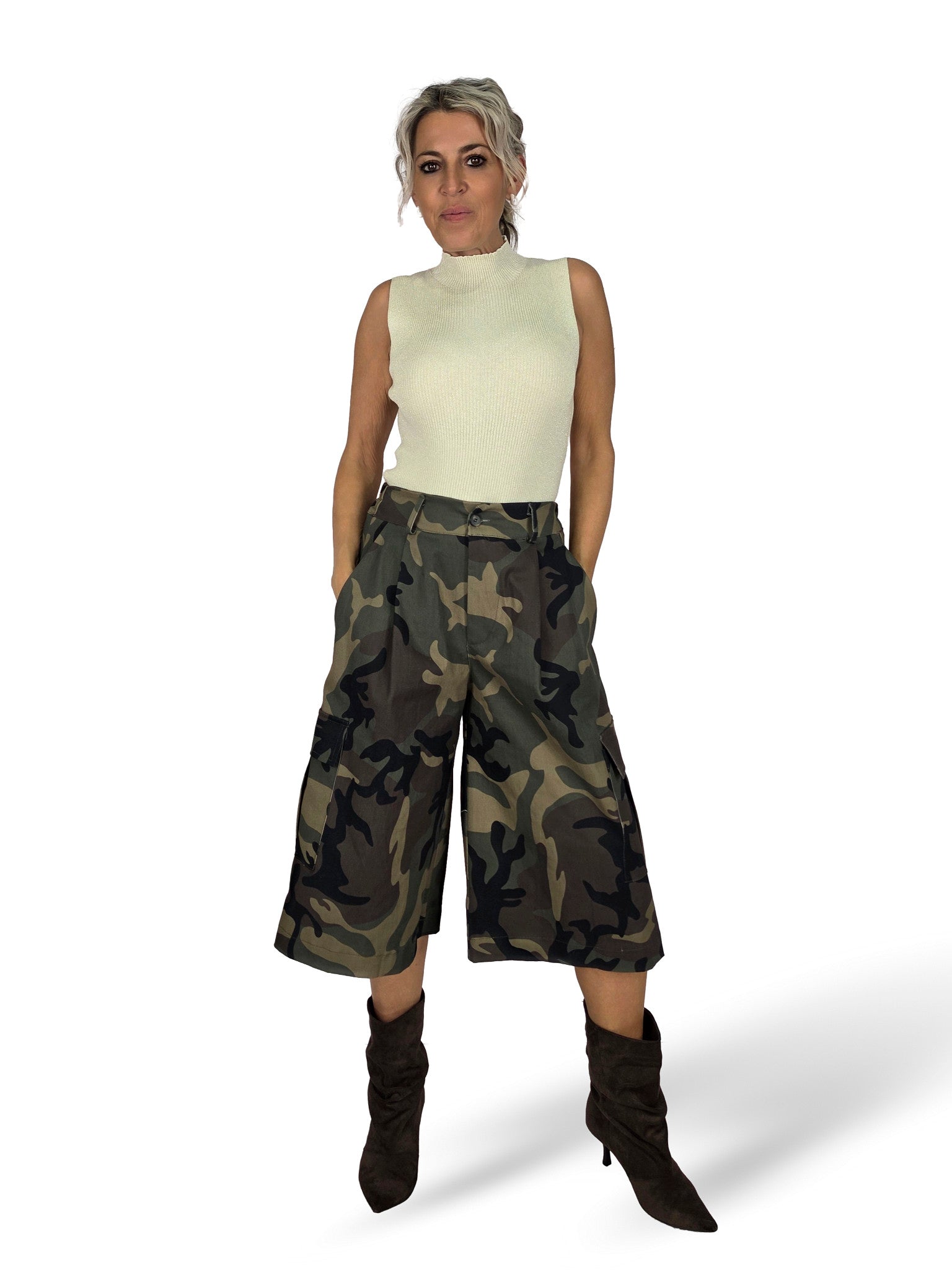 JEANS BERMUDA CAMUFLAJE JOT