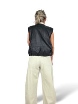 CHALECO POLIPIEL TRENZADO FLECOS JOT