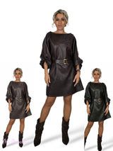 VESTIDO POLIPIEL MURCIELAGO