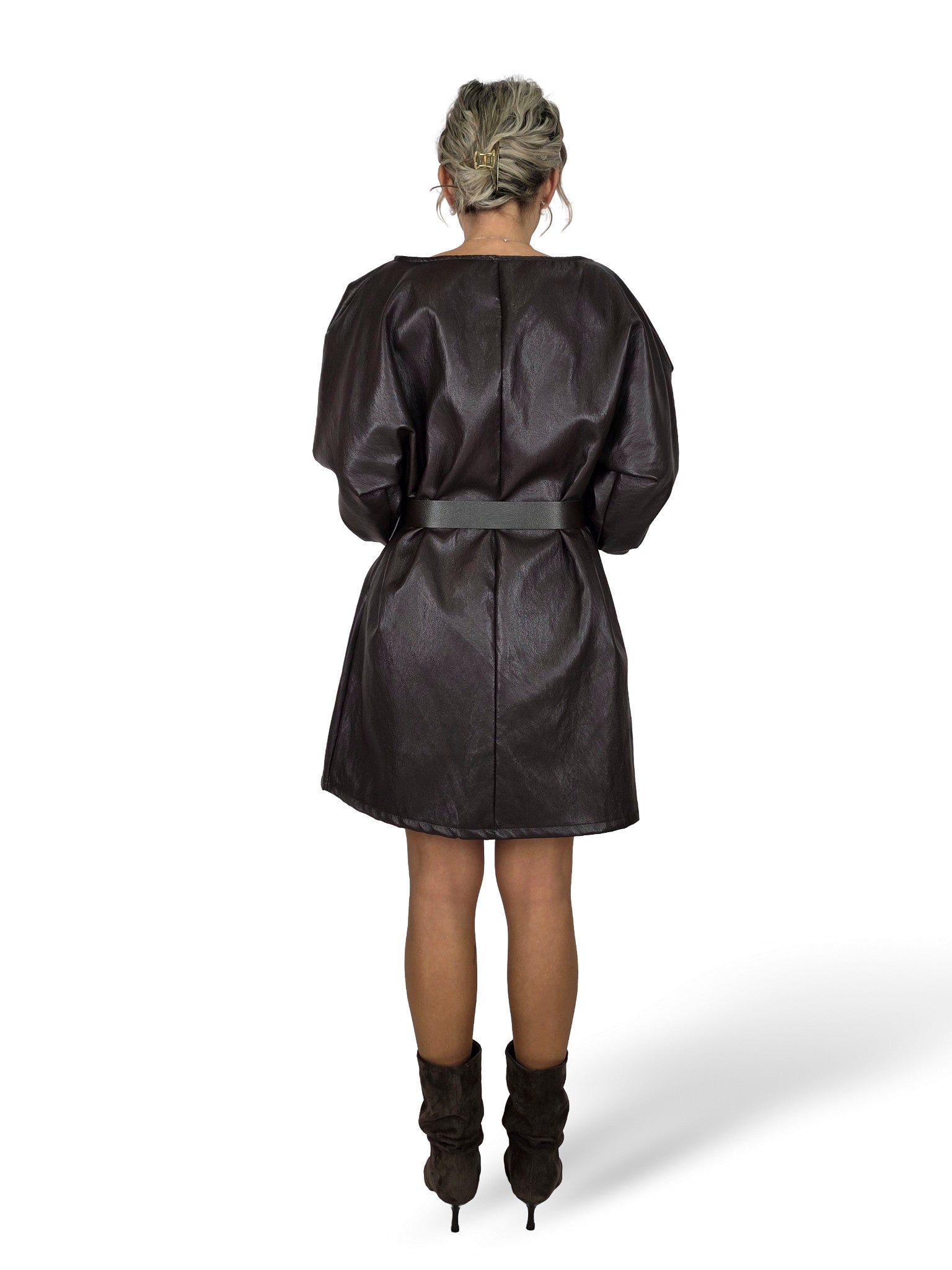 VESTIDO POLIPIEL MURCIELAGO