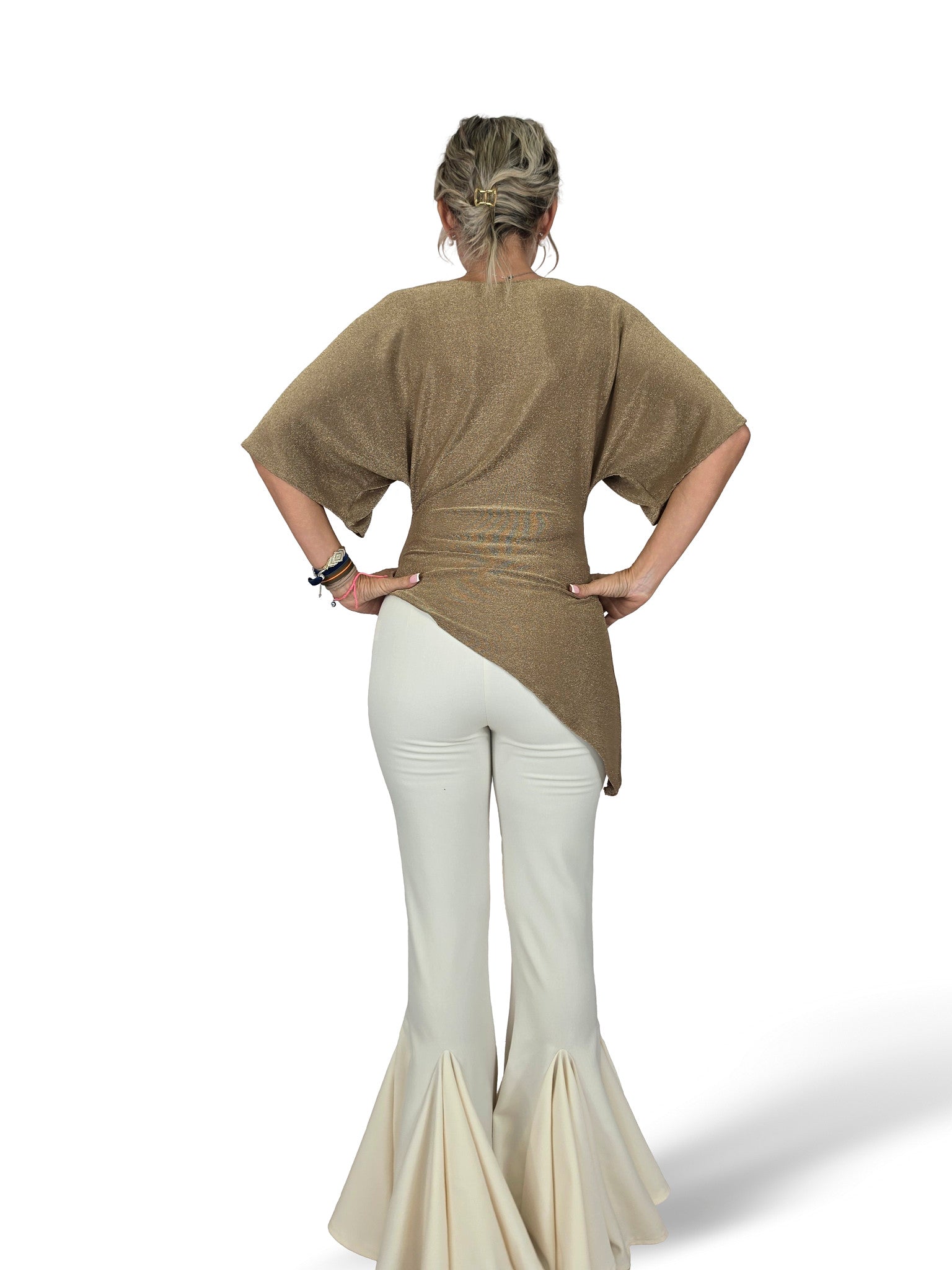 TOP ASIMMETRICO IN LUREX