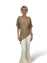 TOP ASIMMETRICO IN LUREX