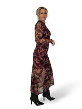 VESTIDO TUL CAMUFLAJE DRAPEADO