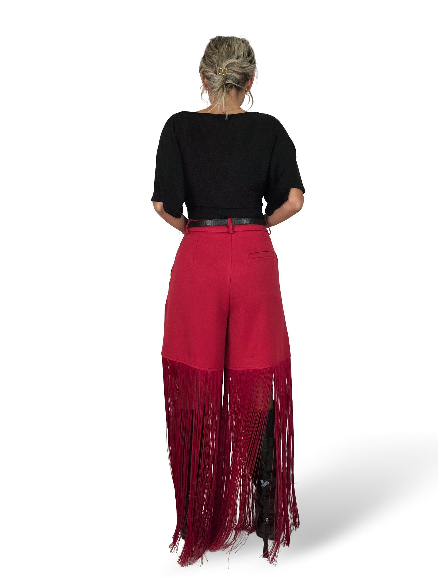 LUMINA-BERMUDAHOSE MIT FRANSEN