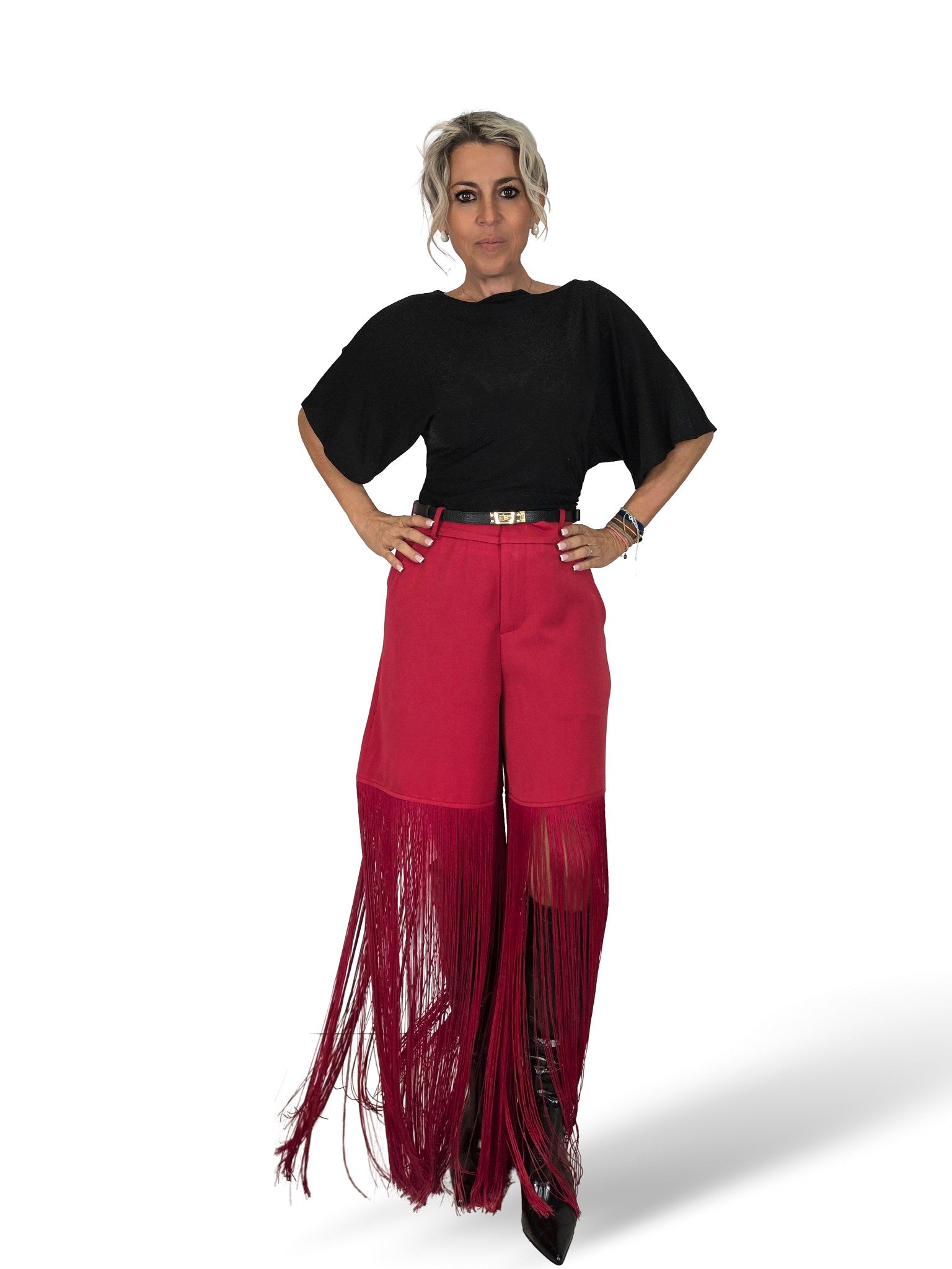 LUMINA-BERMUDAHOSE MIT FRANSEN