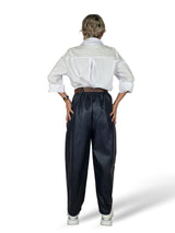PANTALONI URBAN IN PELLE INCROCIATA