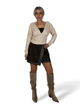 FALDA PANTALON TACHUELAS