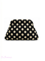 Clutchtasche mit Polka-Dots