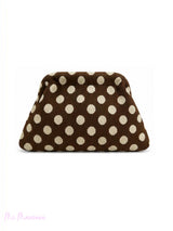 Clutchtasche mit Polka-Dots