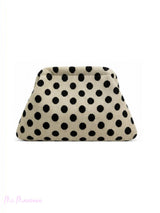 Clutchtasche mit Polka-Dots