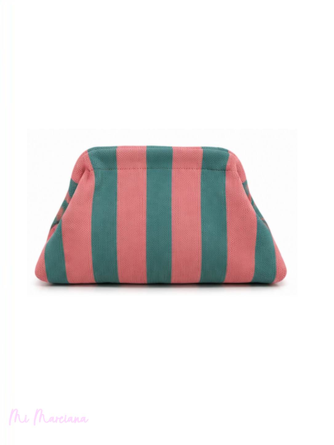 BOLSO CLUTCH RAYAS