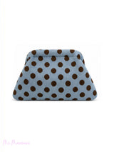Clutchtasche mit Polka-Dots