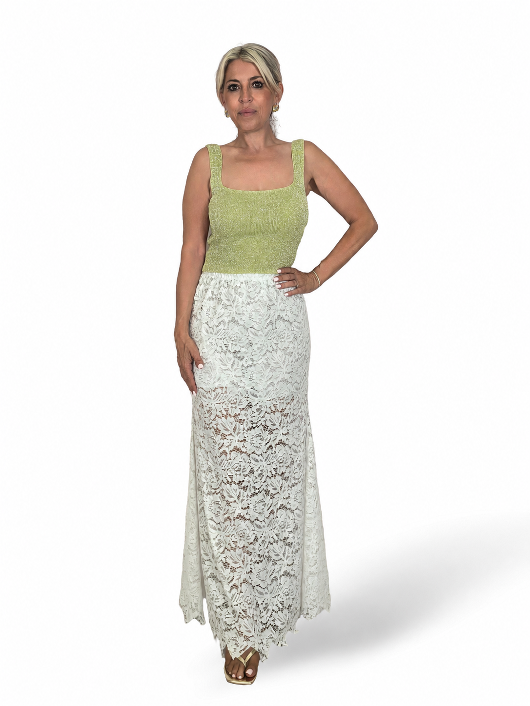 TOP BANDO PUNTO TIRANTES GLITTER