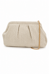 BOLSO CLUTCH TRENZADO POLIPIEL