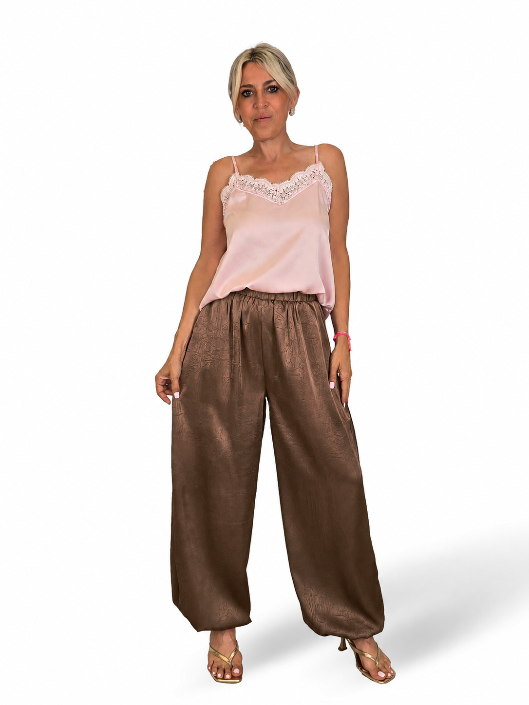 Pantaloni satinati Crash Aladdin