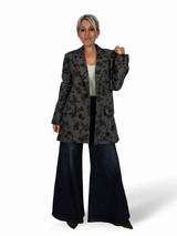 BLAZER FLOCKÉ EN VELOURS