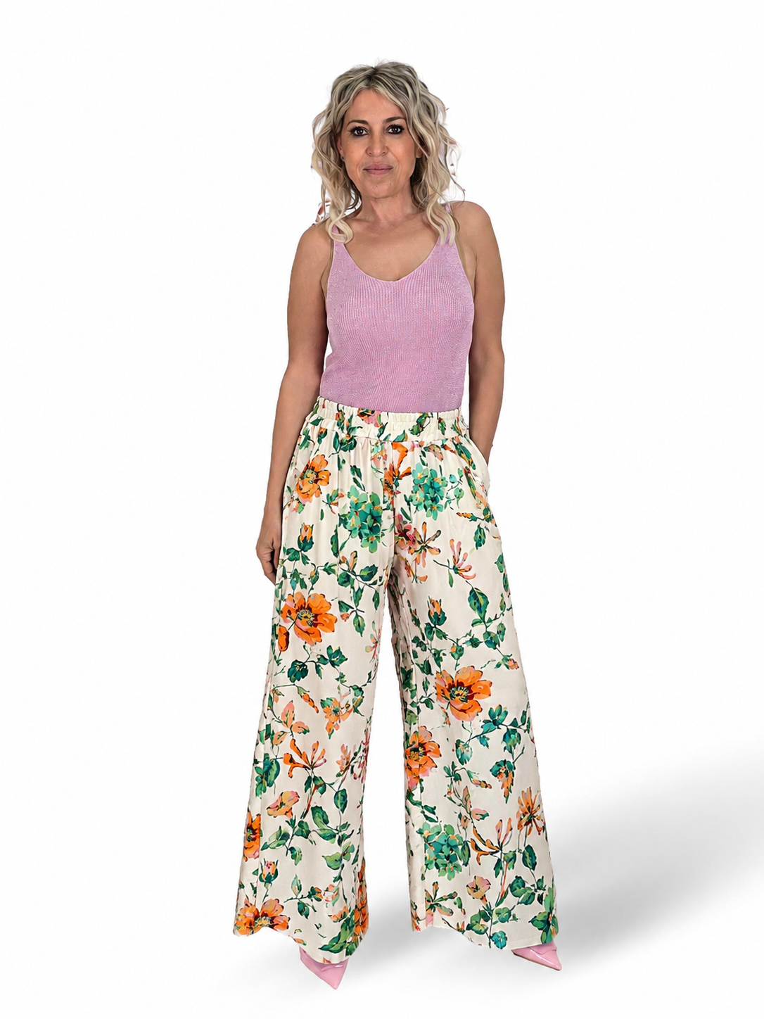 PANTALON ANCHO FLORES JOT