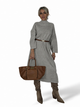 VESTIDO MIDI PUNTO JOT