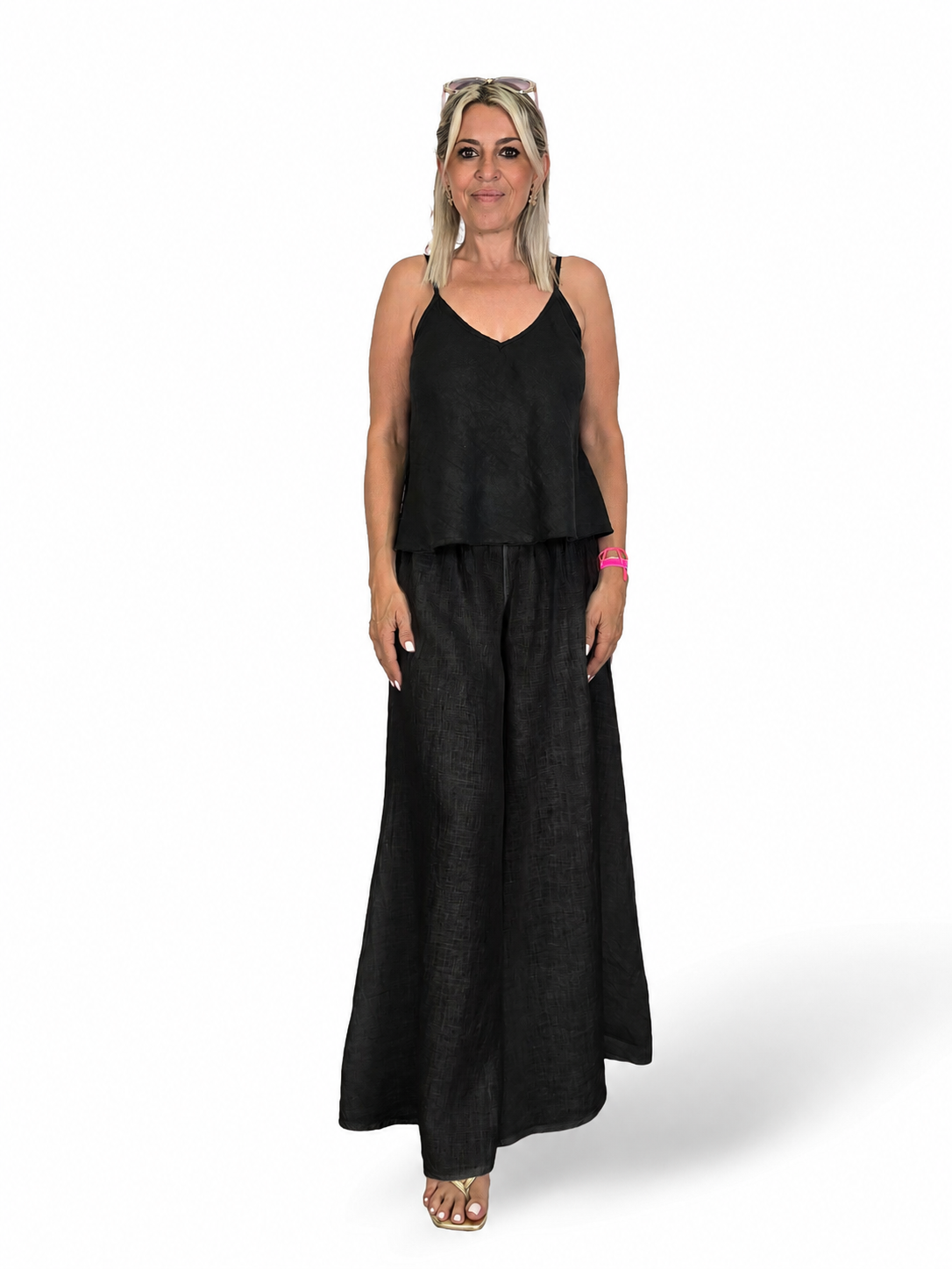 PANTALON LINO PALAZZO
