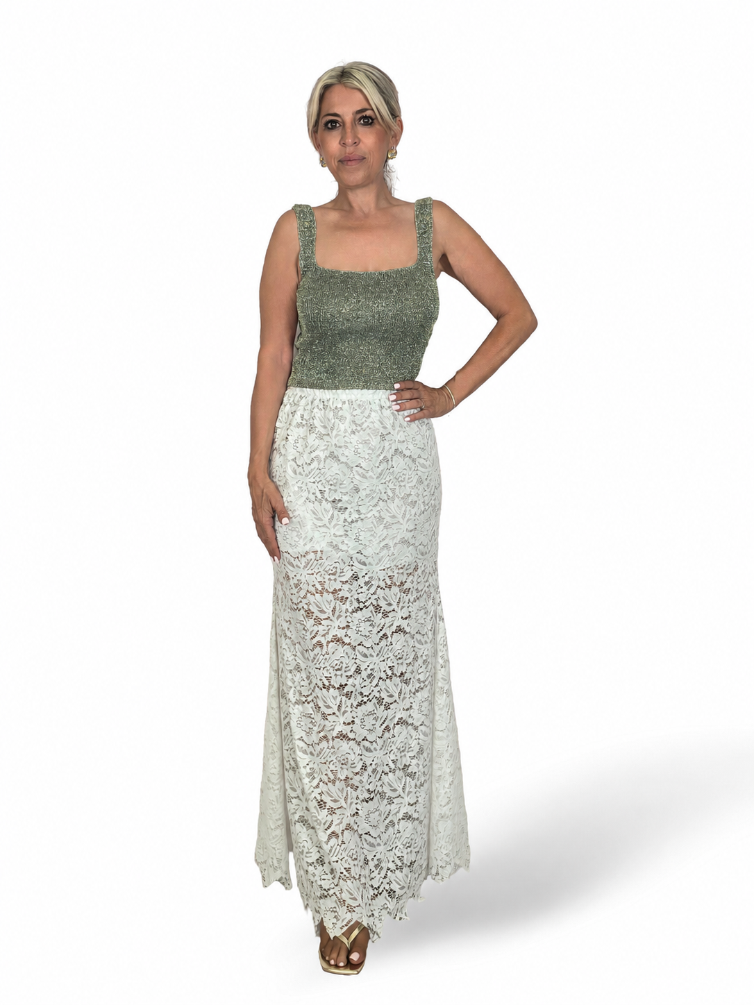 TOP BANDO PUNTO TIRANTES GLITTER