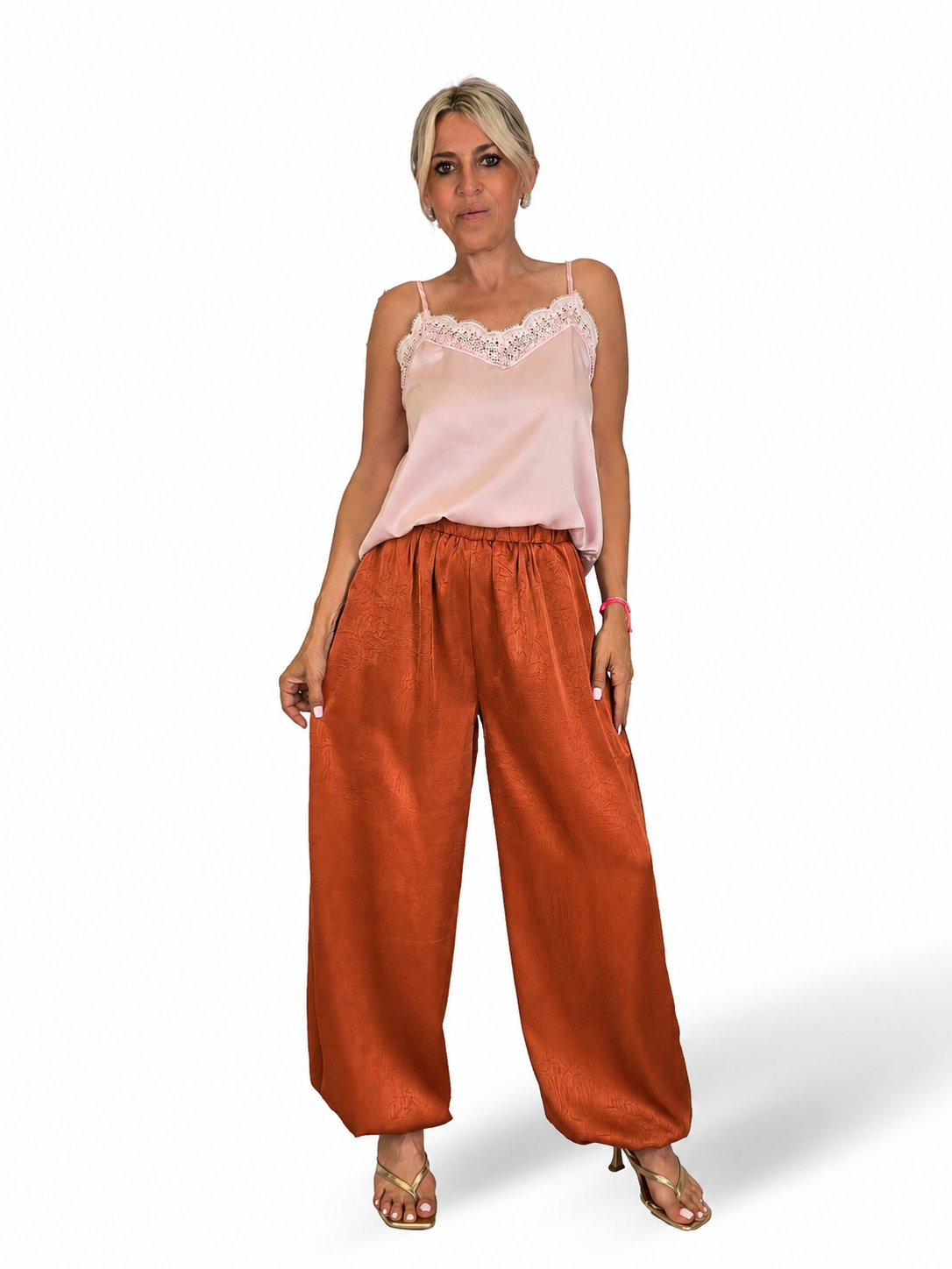 Pantaloni satinati Crash Aladdin