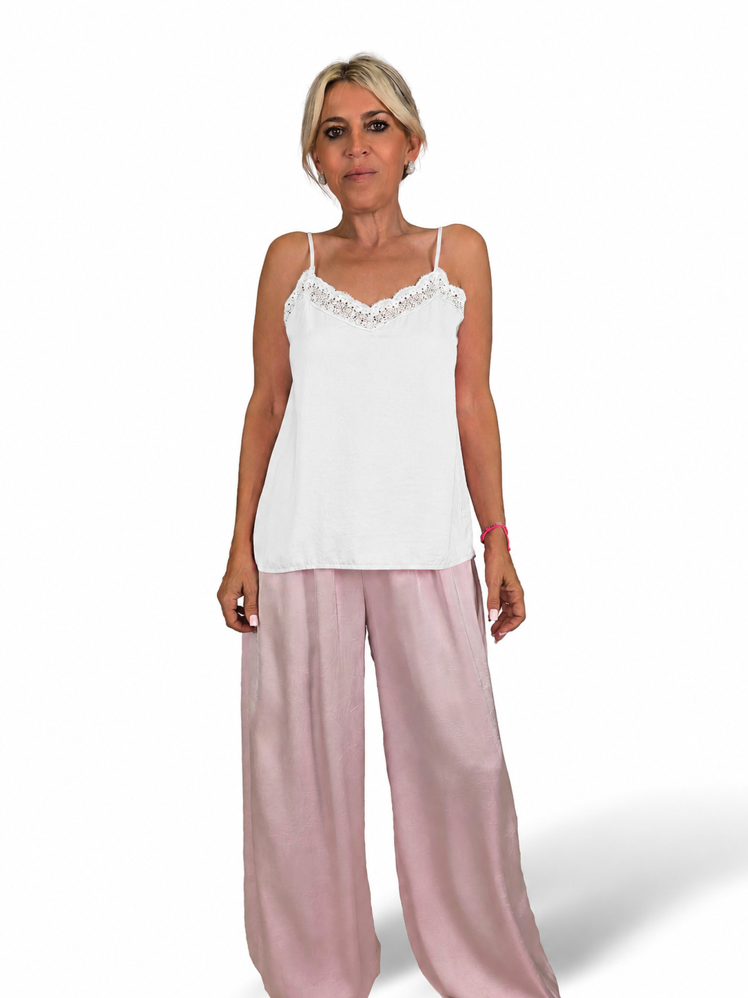 Dessous-Top mit Guipure-Ausschnitt