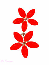 BRINCOS FLOR DE CRISTAL