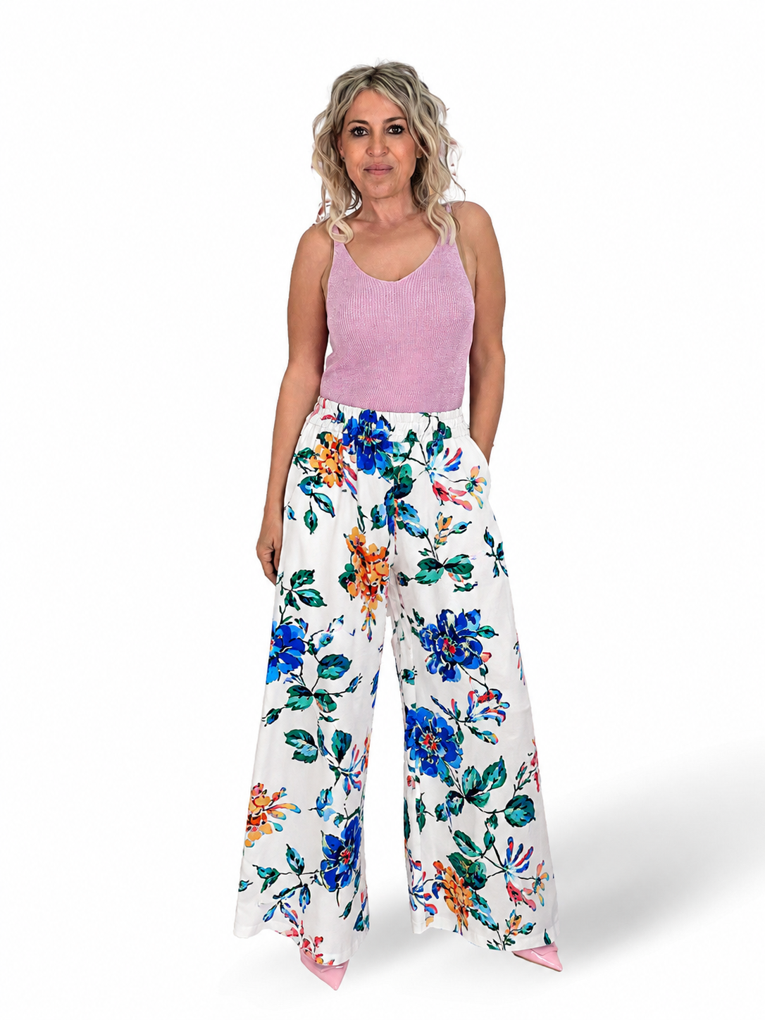 PANTALON ANCHO FLORES JOT