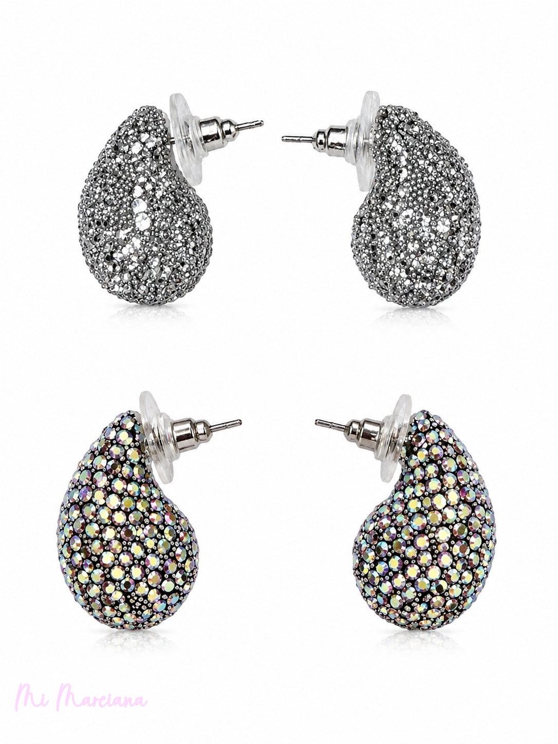 PENDIENTES GOTA BRILLANTES