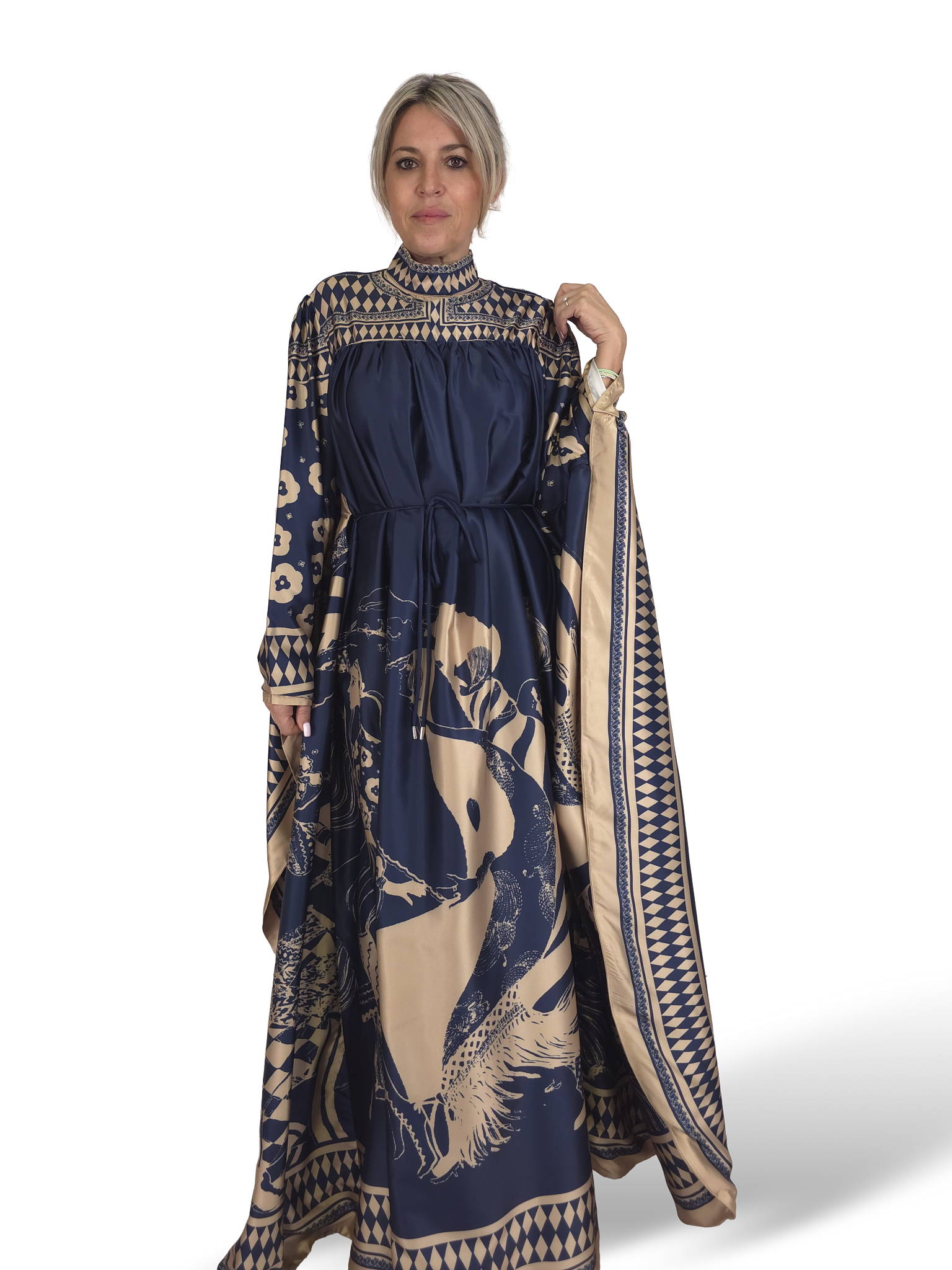 VESTIDO KAFTAN ESTAMPADO JOT