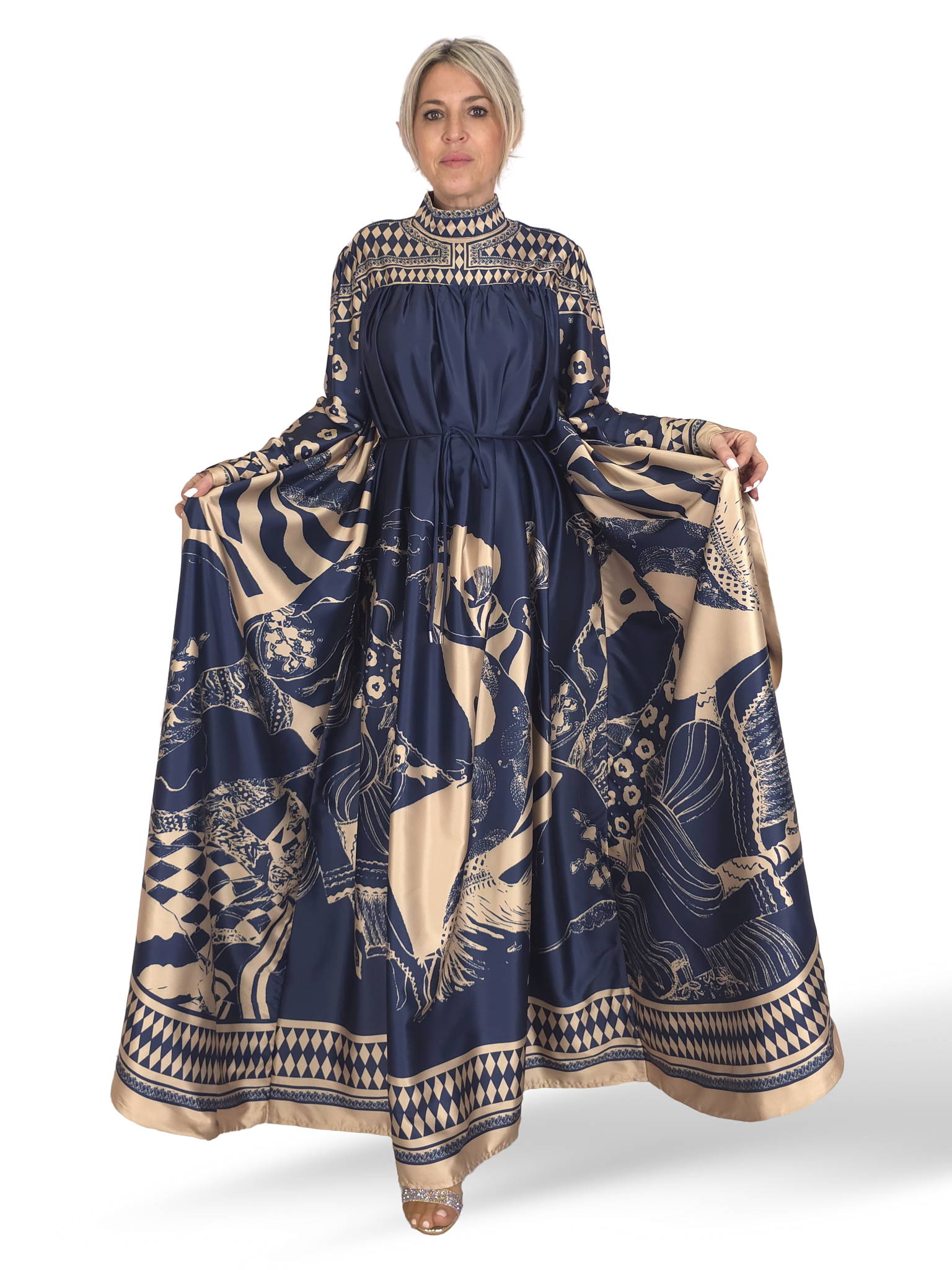 VESTIDO KAFTAN ESTAMPADO JOT