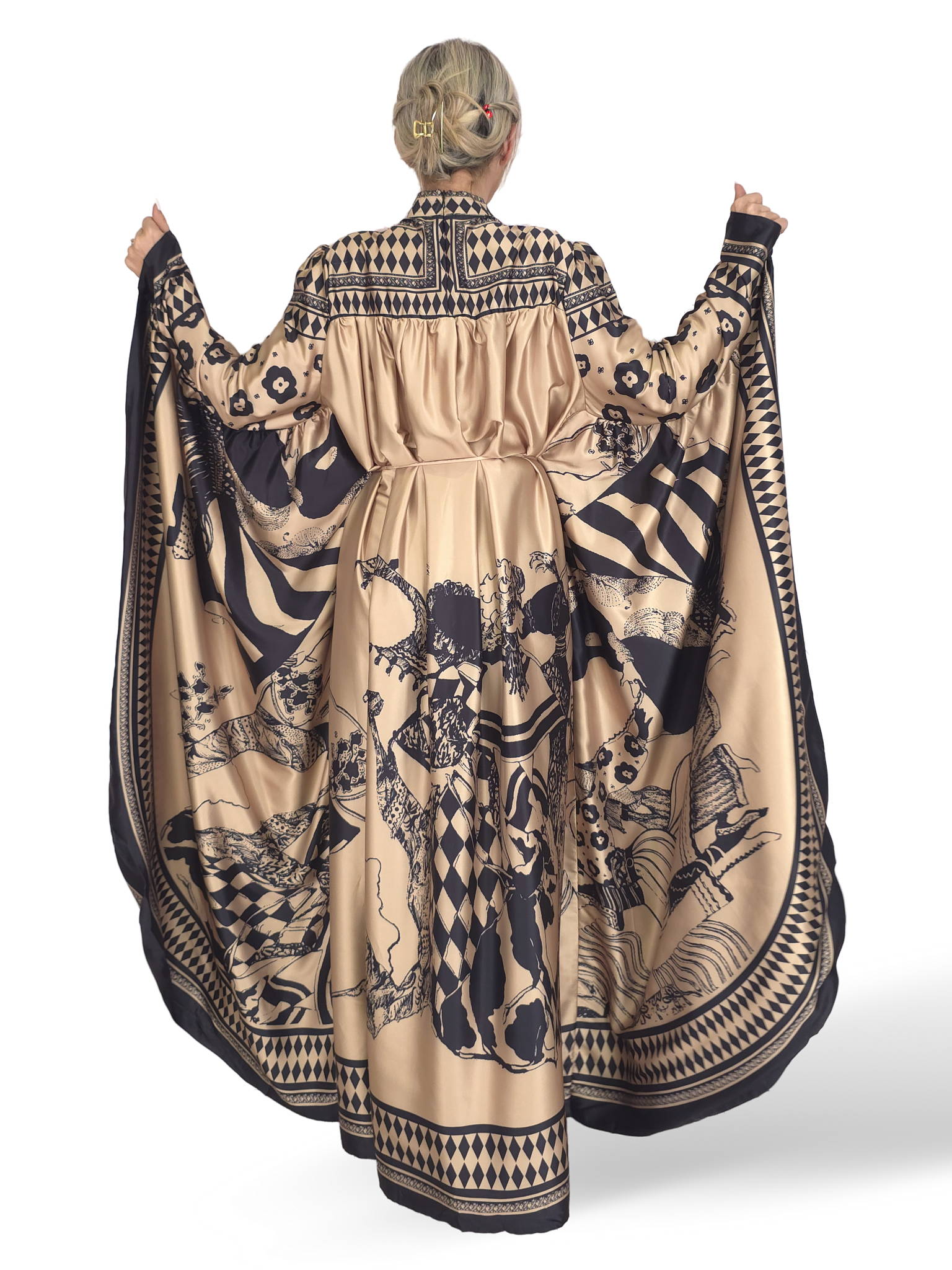 VESTIDO KAFTAN ESTAMPADO JOT