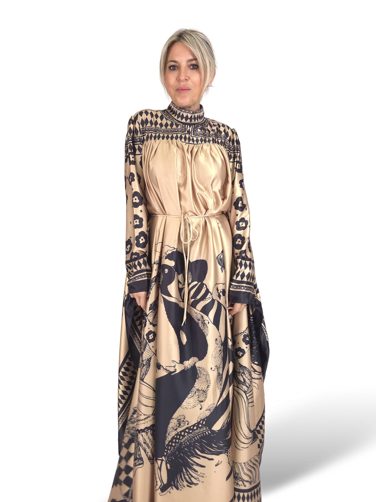 VESTIDO KAFTAN ESTAMPADO JOT