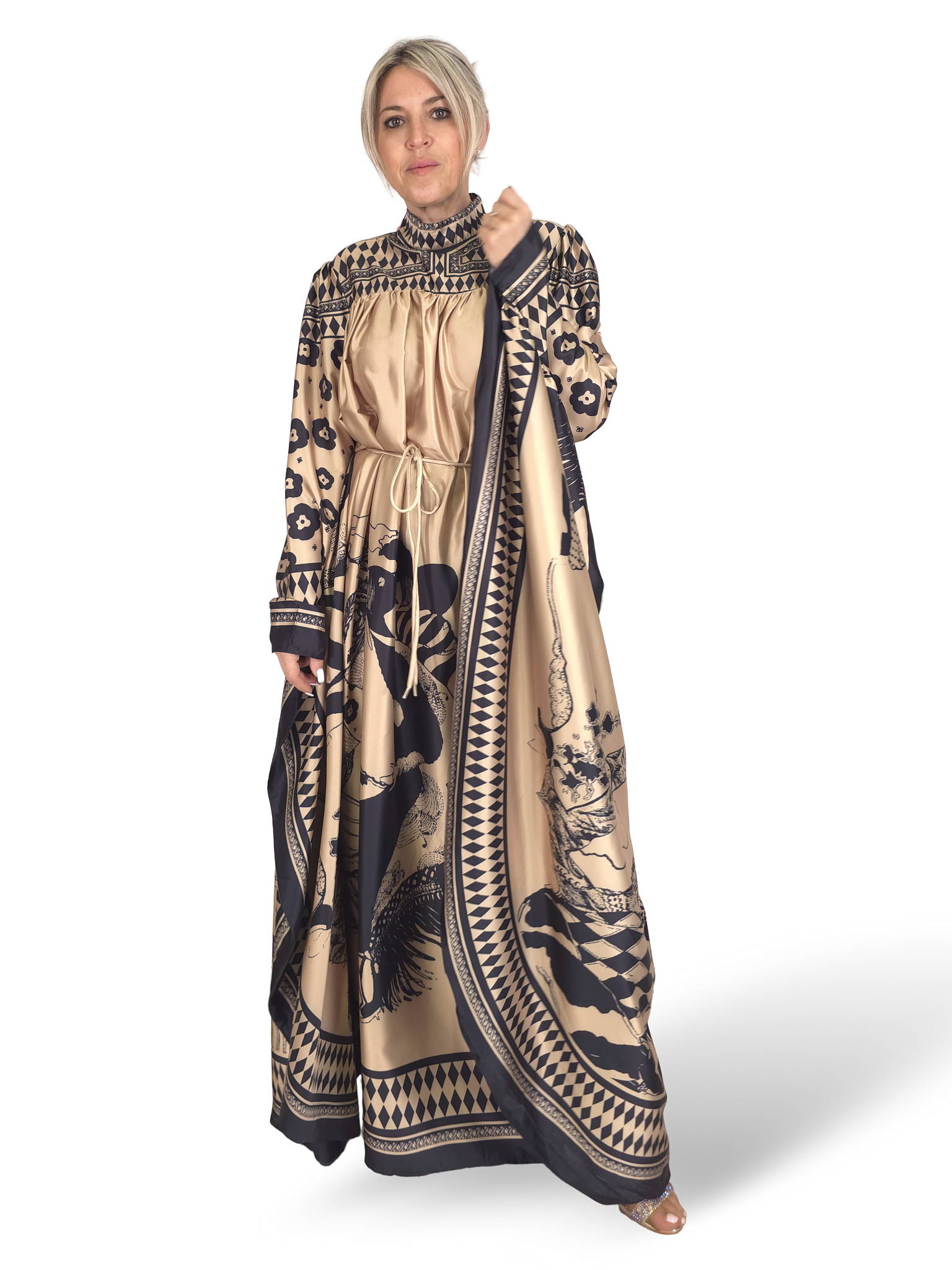 VESTIDO KAFTAN ESTAMPADO JOT