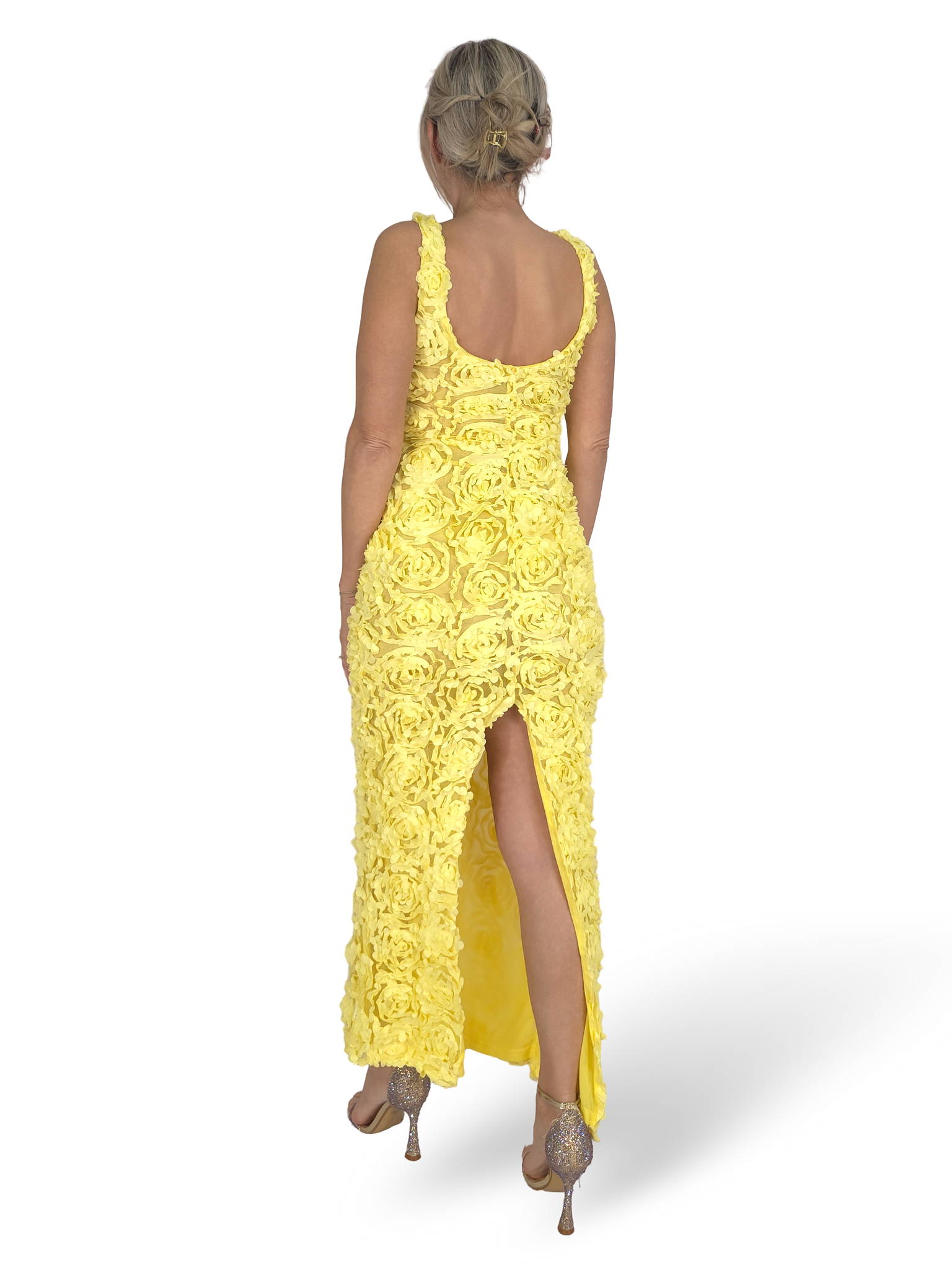 VESTIDO FLORES 3D JOT