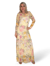 VESTIDO FLORAL DE TULE