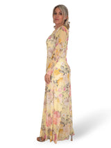 VESTIDO FLORAL DE TULE