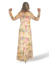 VESTIDO FLORAL DE TULE