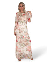 VESTIDO FLORAL DE TULE