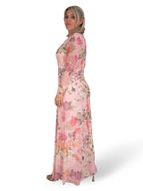 VESTIDO FLORAL DE TULE