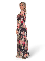 VESTIDO FLORAL DE TULE