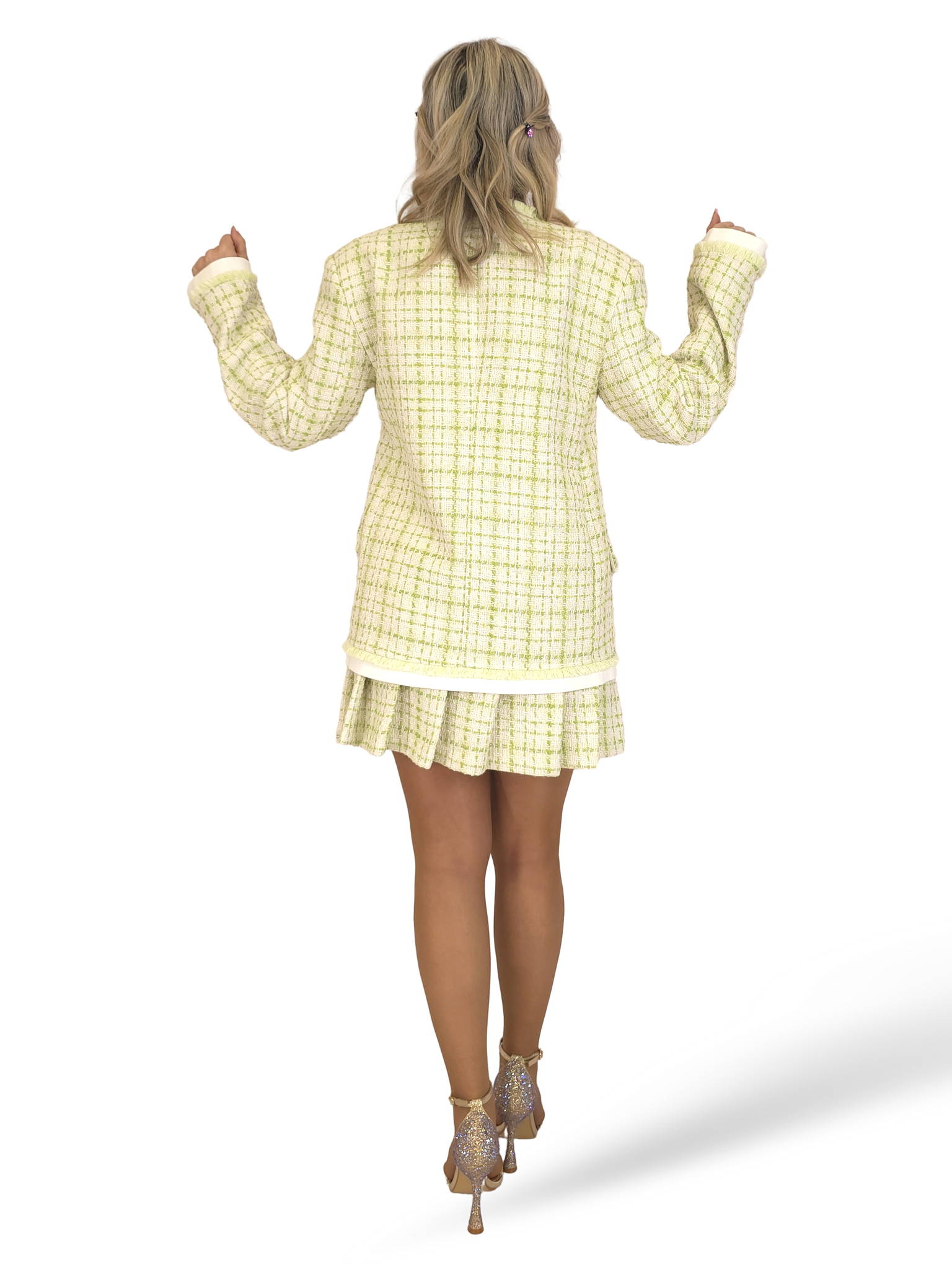 VESTIDO TOMARA-CALÇA DE TWEED