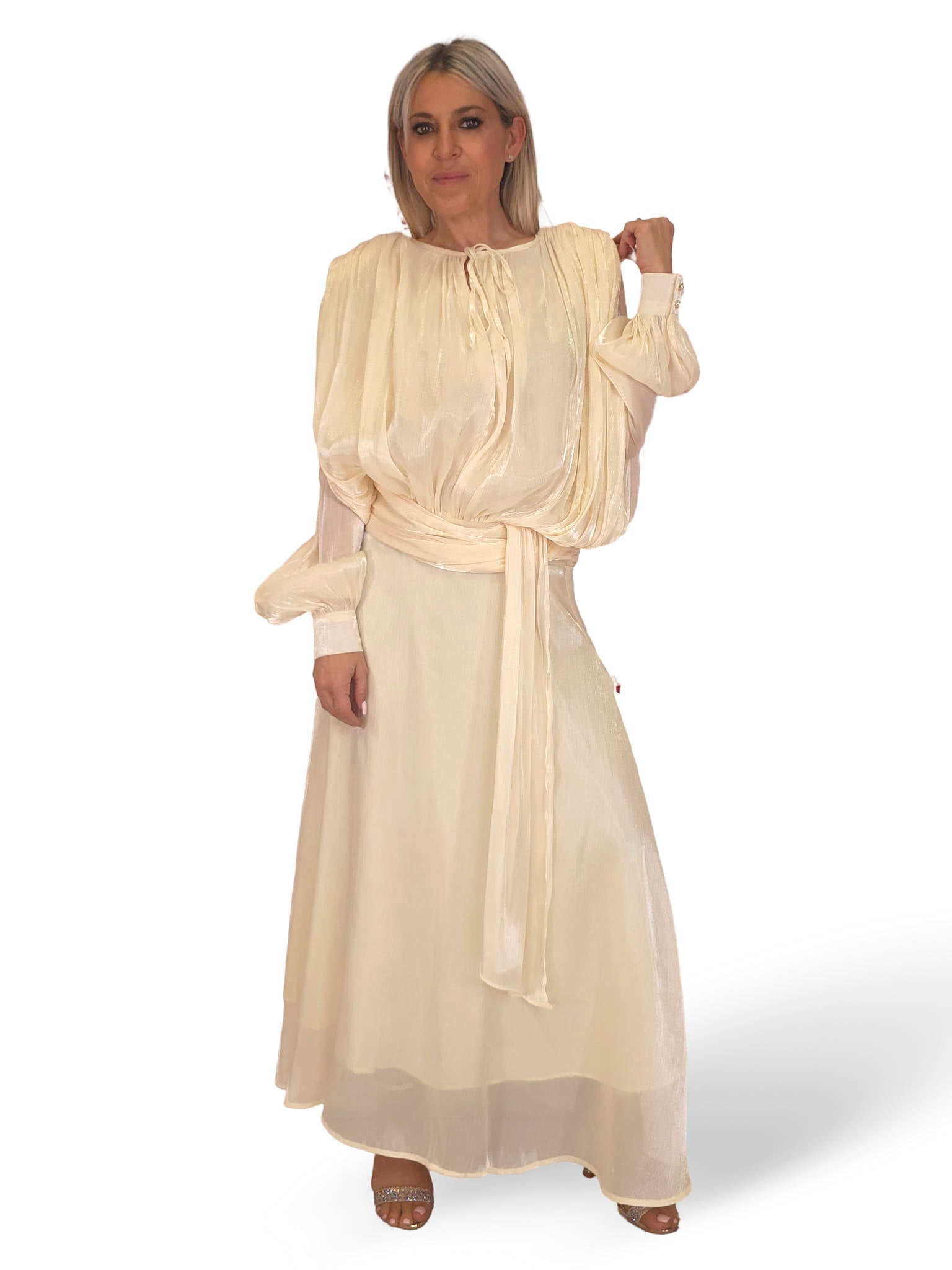 VESTIDO LARGO  GOLDEN DAYS PARIS